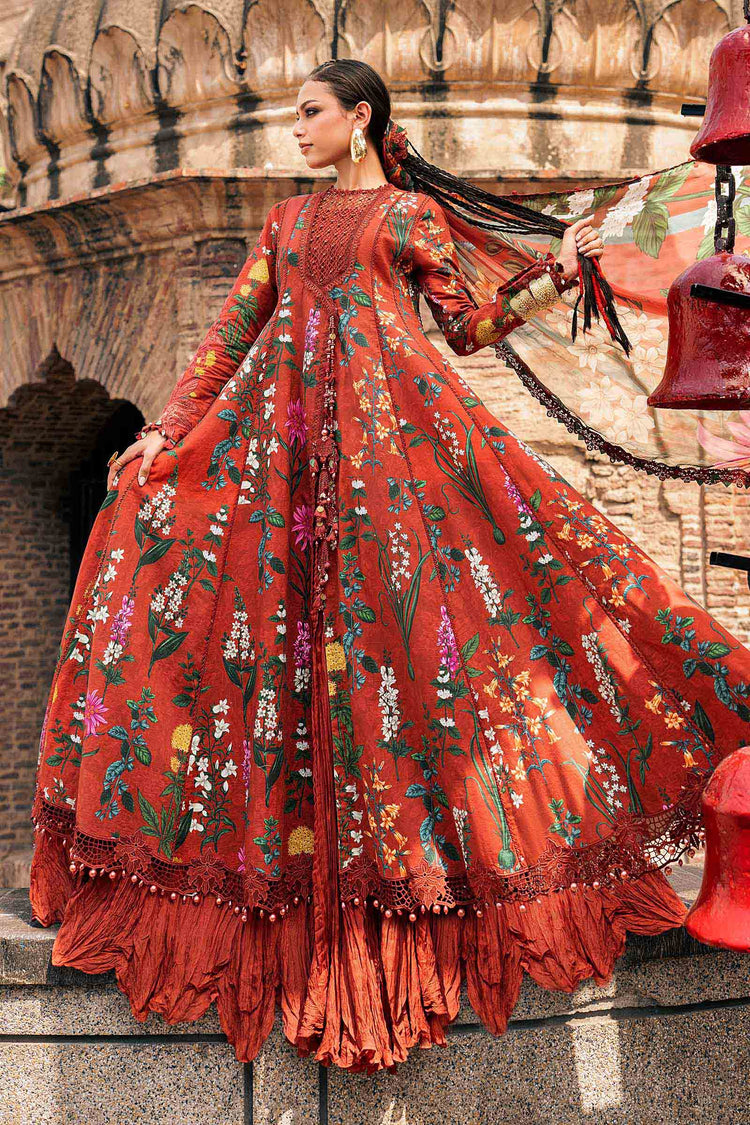 3 Piece Unstiched Embroidered Cambric Suit