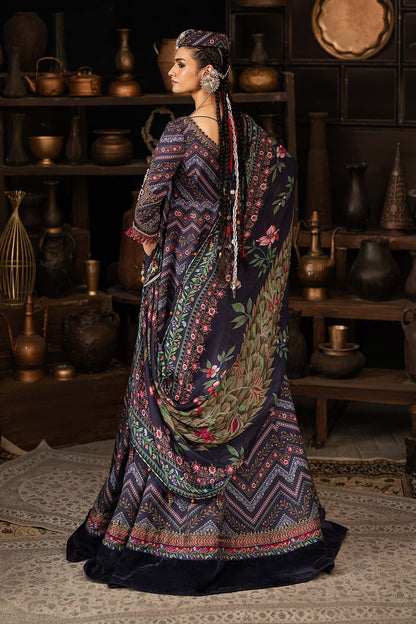 3 Piece Unstiched Embroidered Cambric Suit