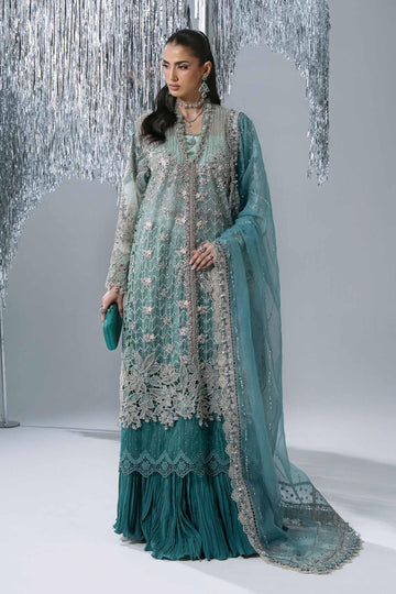 Maria B Mbroidered Wedding Edition ’26 D7 — Sea Green