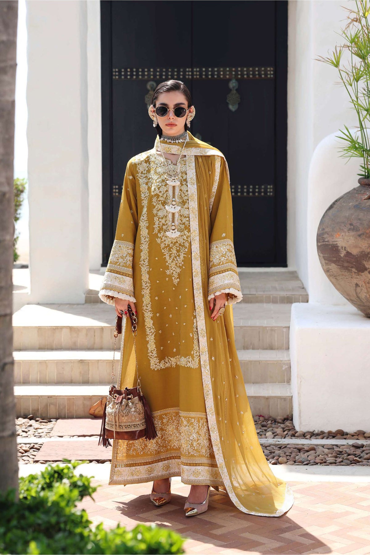 Mushq Rosalie Crown Raw Silk Suit
