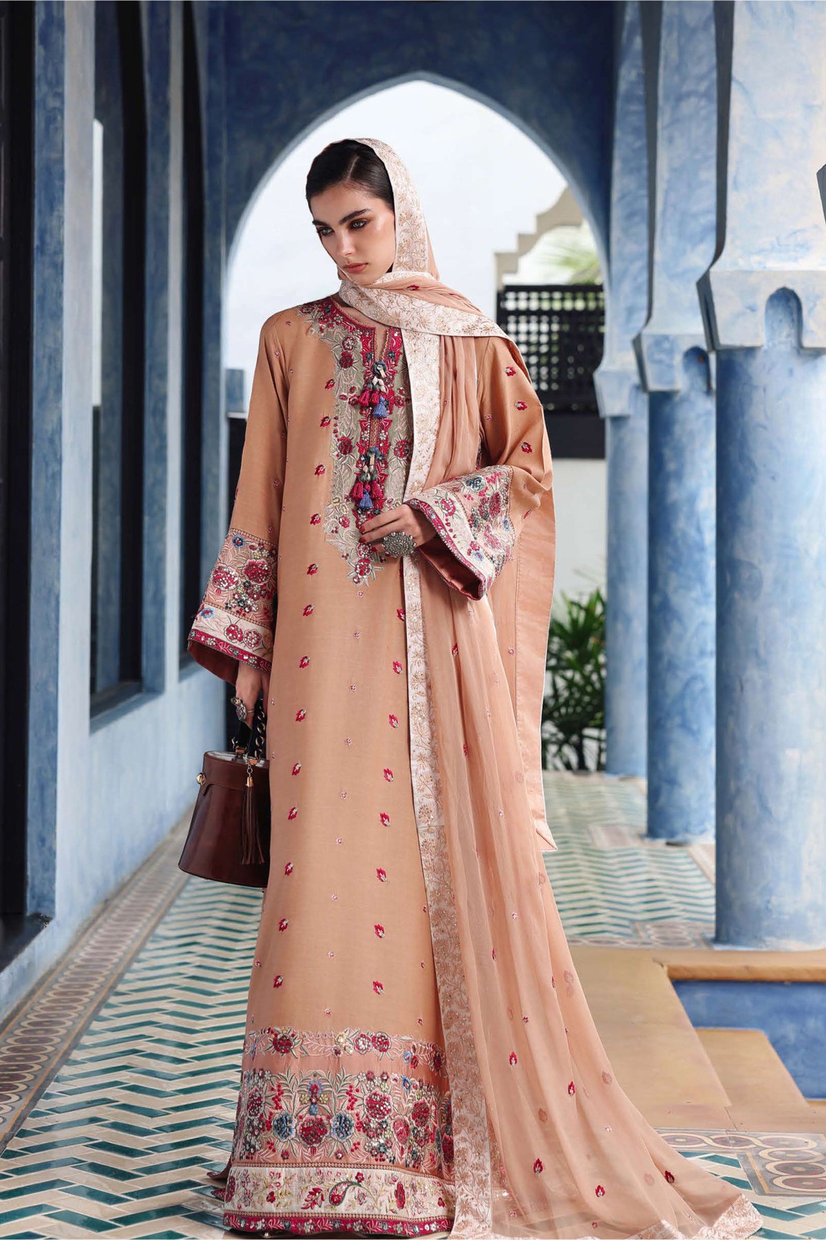 Mushq Belladona Royale Silk Suit