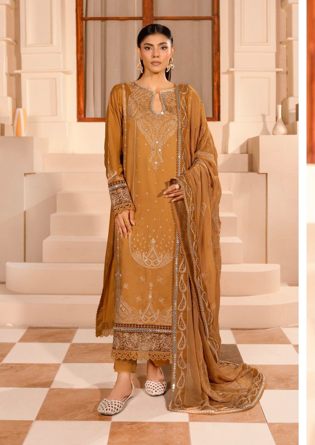 Marjjan MZV-63 Rust Unstitched Suit