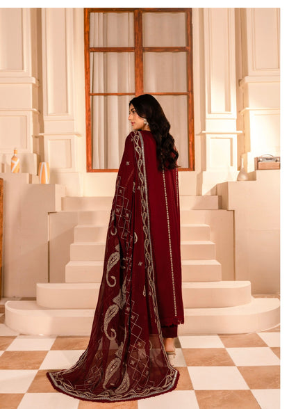 Marjjan MZV-63 Red Unstitched Suit