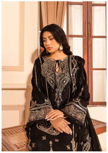 Marjjan MZV-63 Black Unstitched Suit
