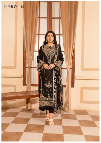 Marjjan MZV-63 Black Unstitched Suit
