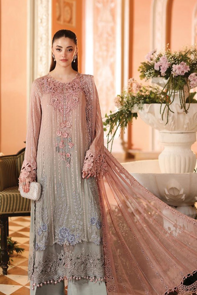 Maria.B MPC-07-02 Unstitched Chiffon Suit