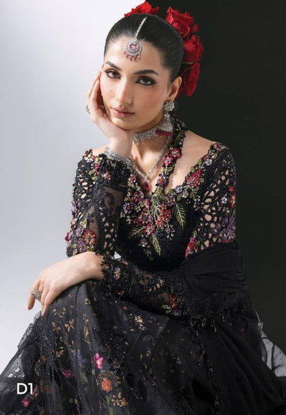 Maria B Mbroidered Wedding Edition ’26 D1 — Obsidian Garden