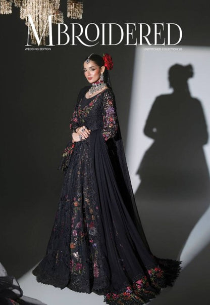 Maria B Mbroidered Wedding Edition ’26 D1 — Obsidian Garden