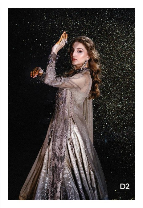 Maria B Mbroidered Wedding Edition ’26 D2 — Antique Bronze