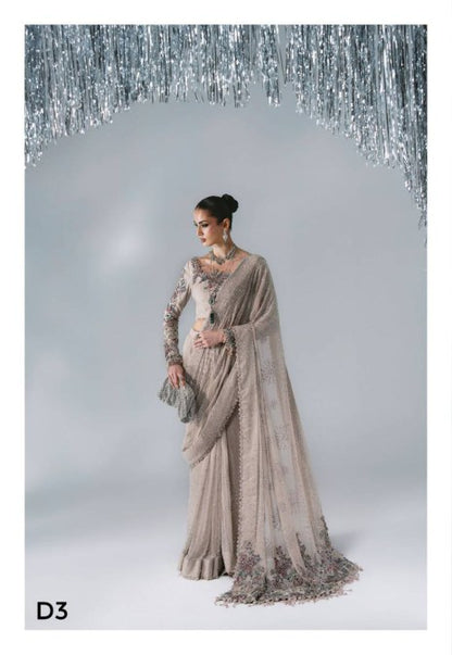 Maria B Mbroidered Wedding Edition ’26 D3 — Moon Grey