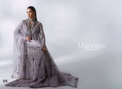 Maria B Mbroidered Wedding Edition ’26 D5 — Dusty Lilac