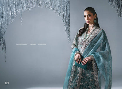 Maria B Mbroidered Wedding Edition ’26 D7 — Sea Green