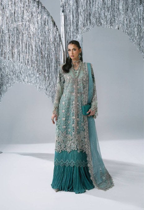 Maria B Mbroidered Wedding Edition ’26 D7 — Sea Green