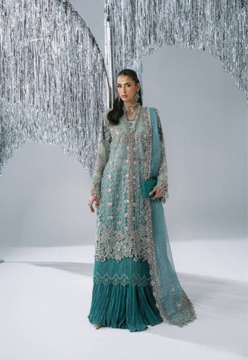 Maria B Mbroidered Wedding Edition ’26 D7 — Sea Green
