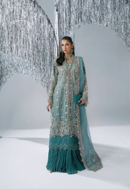 Maria B Mbroidered Wedding Edition ’26 D7 — Sea Green