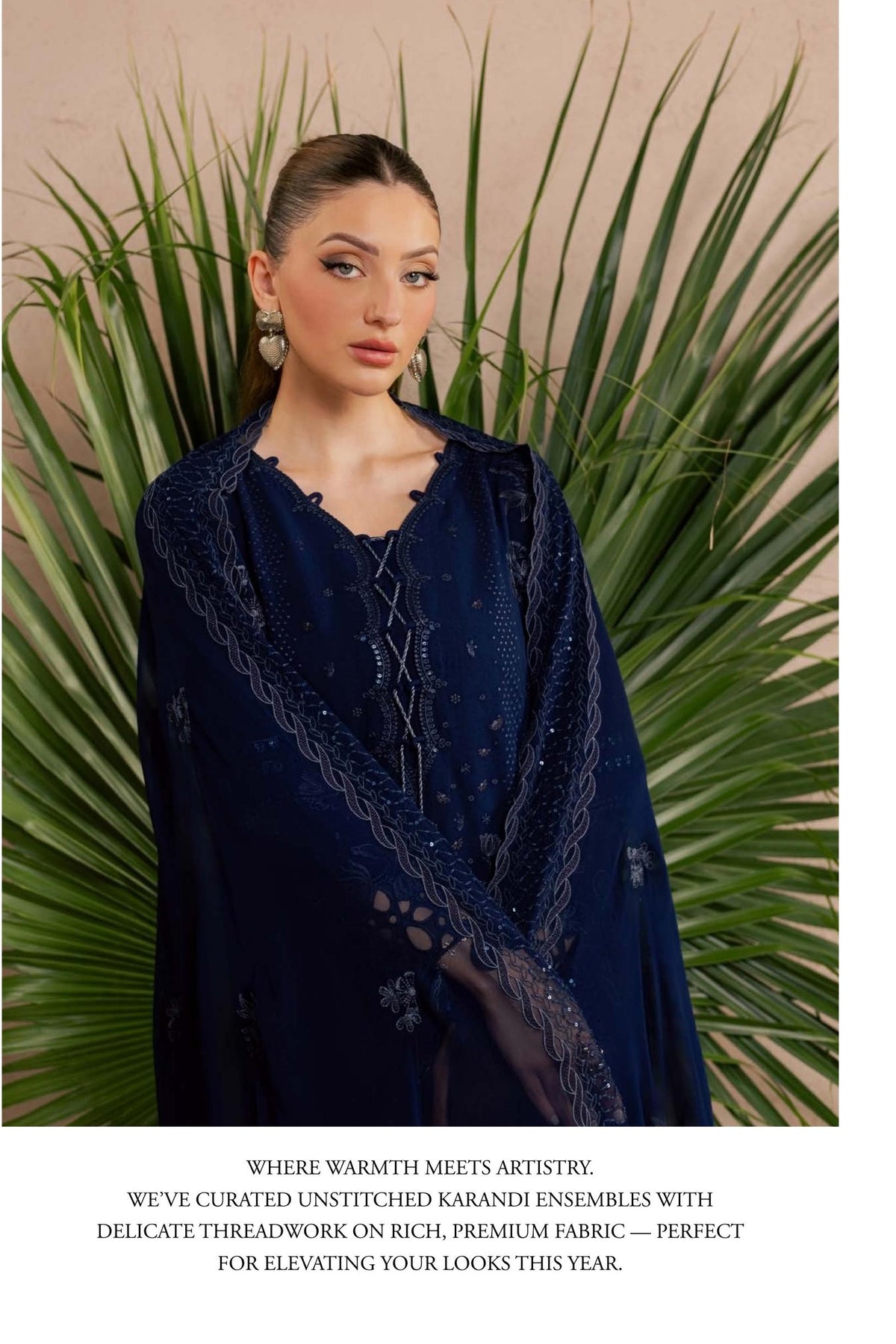 Nureh Exclusive Karandi NE-272 | Karandi Suit | Pak Cloth House