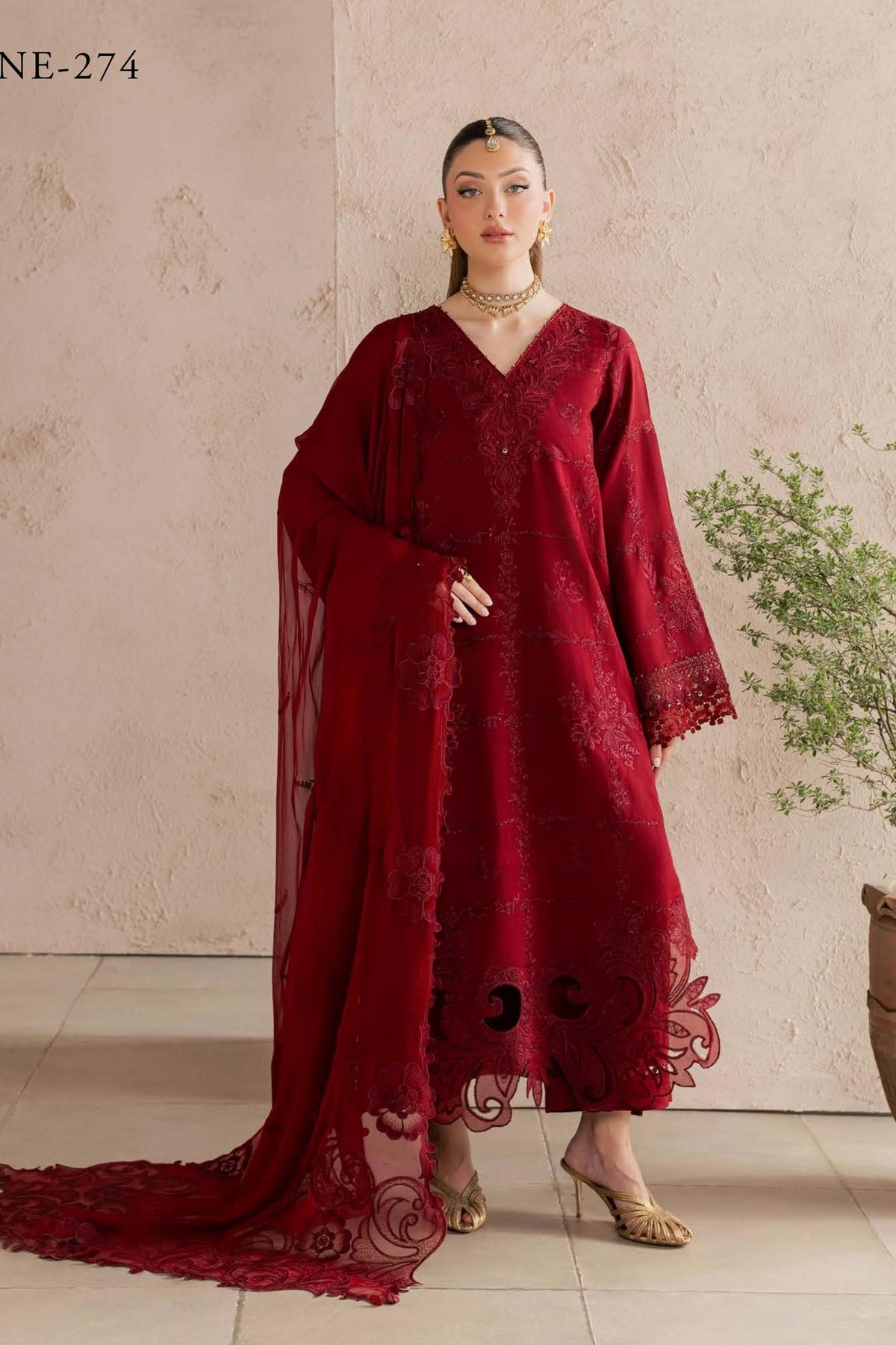 Nureh Exclusive Karandi NE-274 | Karandi Suit | Pak Cloth House