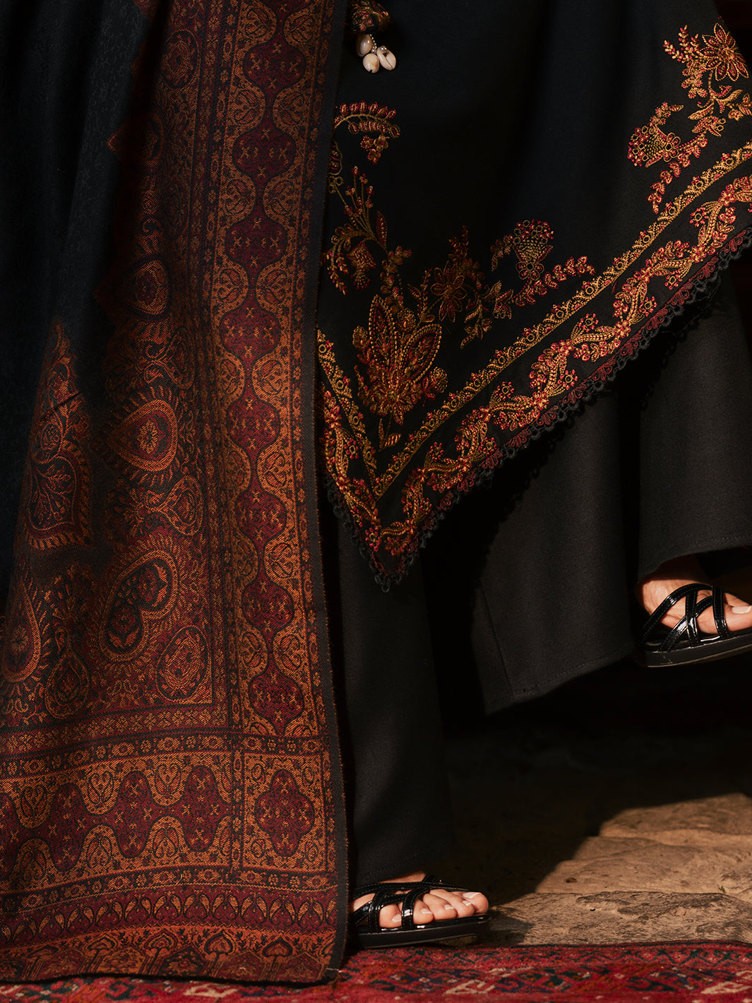 Izel Musafir RAMEEN | Italian Woolen 3 Piece