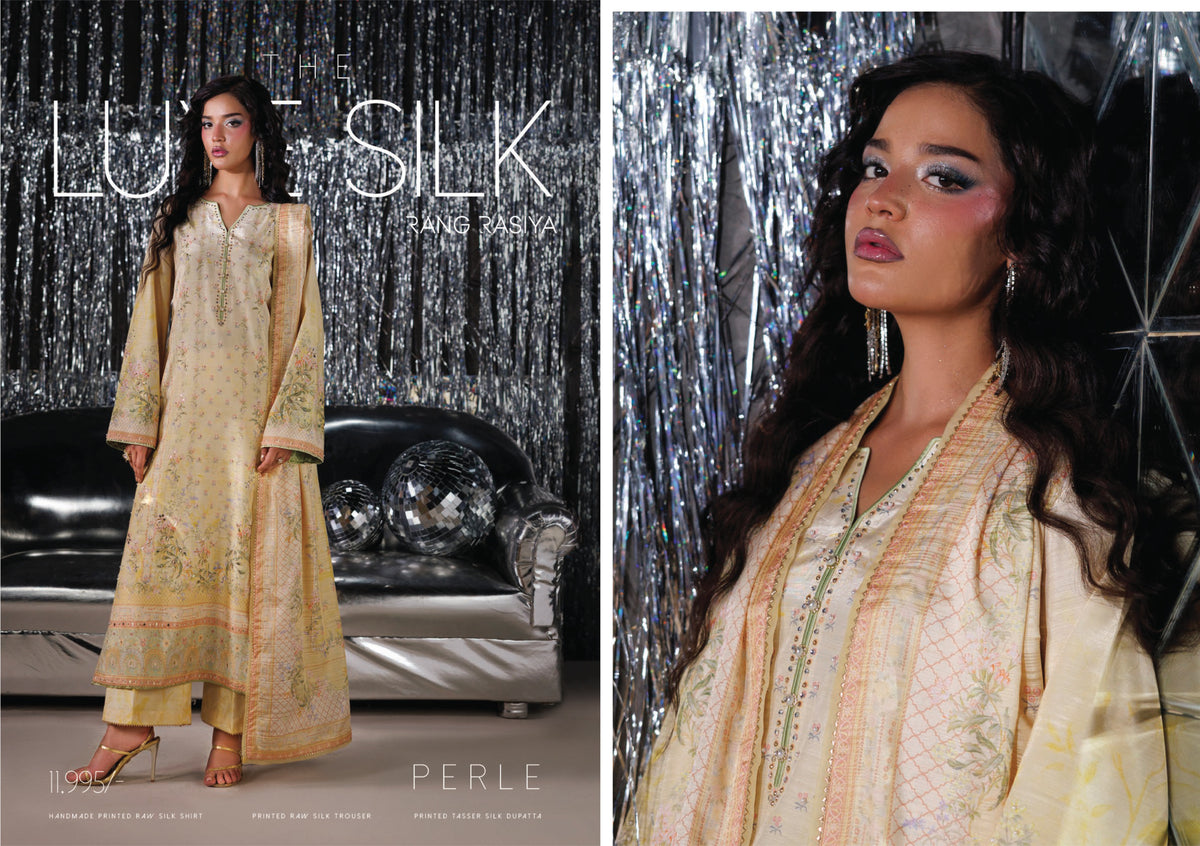 Rang Rasiya Luxe Silk Suit – Perle