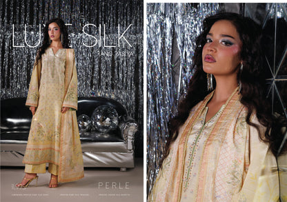 Rang Rasiya Luxe Silk Suit – Perle