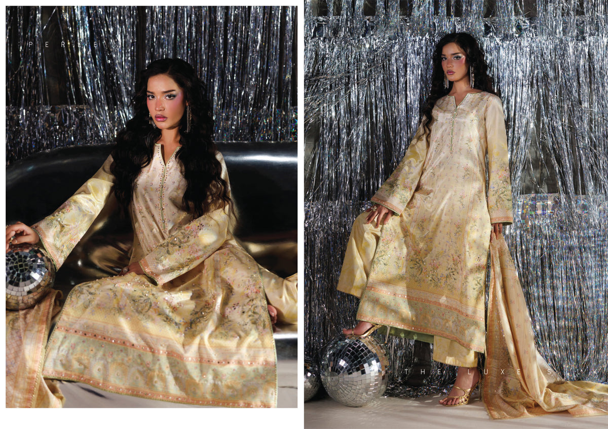 Rang Rasiya Luxe Silk Suit – Perle